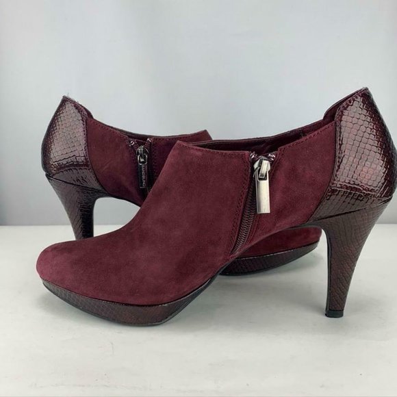 Bandolino Womens Cardinal Leather Shoe With Heel - Picture 2 of 8